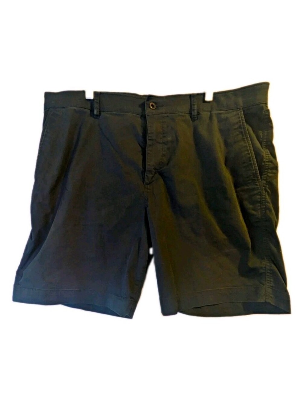 Nike Men's Black Flat-Front Casual Shorts